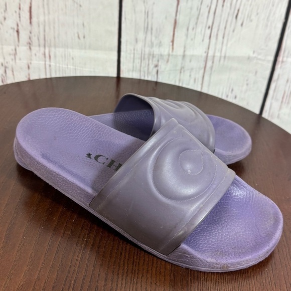 Coach Shoes - COACH ULLA SLIDE purple in size 9 GUC
